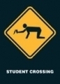 Verkehrszeichen / Student Crossing 