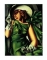 Tamara de Lempicka: DONNA VESTITA IN VERDE 