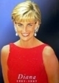 Prinzessin Di, Diana, Princess of Wales: rotes Kleid 