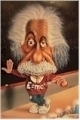 Albert Einstein: Karikatur 