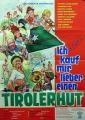 Ich kauf' mir lieber einen Tirolerhut (1965) / orig. Filmplakat 
