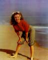 Marilyn Monroe. Beach in young Years / Poster 