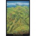 Deutschlandkarte, Deutschland Karte / Poster, Plakat 
