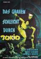 Das Grauen schleicht durch Tokio (1958) / orig. Filmplakat 