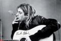 Nirvana, Kurt Cobain: Smoking & Guitar ohne Rahmen / UK Import Poster  