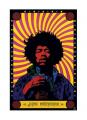 Jimi Hendrix: Psychadelic Kunstdruck  