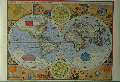 Historische Weltkarte von 1626 