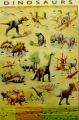 Dinosaurier: �bersichtstafel / Poster 