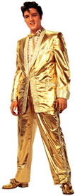 ELVIS PRESLEY, Goldener Anzug: Aufsteller 