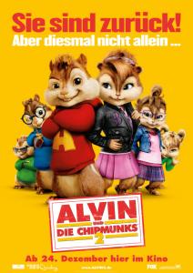 Alvin und die Chipmunks: Teaser B (2007) / orig. Filmplakat 