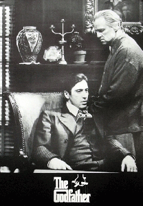 Der Pate (1971): Al Pacino und Marlon Brando / Filmplakat, Poster 