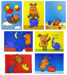 Die Sendung mit der Maus: Kleinf. Poster Set 